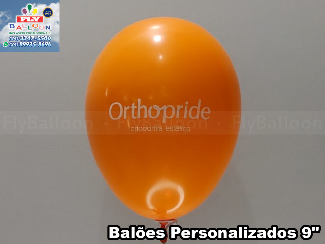 balões personalizados orthopride ortodontia estética