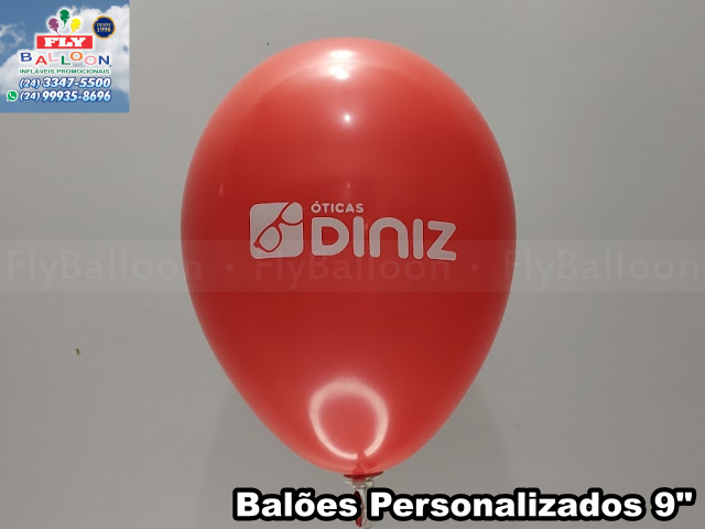 balões personalizados óticas diniz