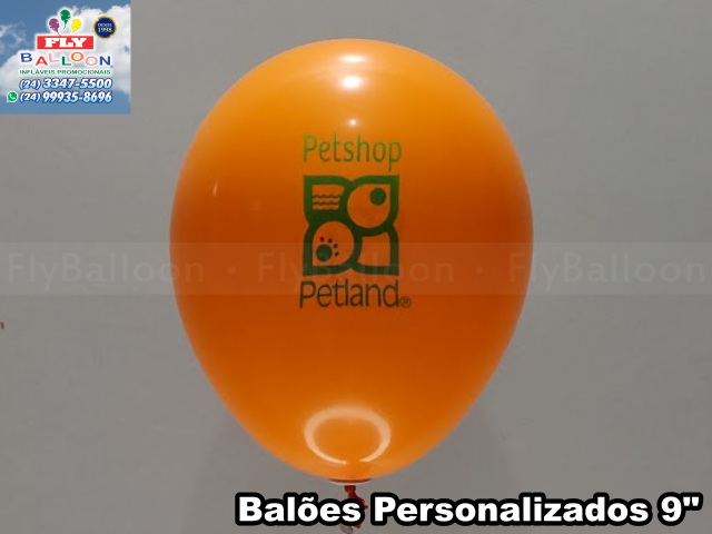 balões personalizados petshop petland