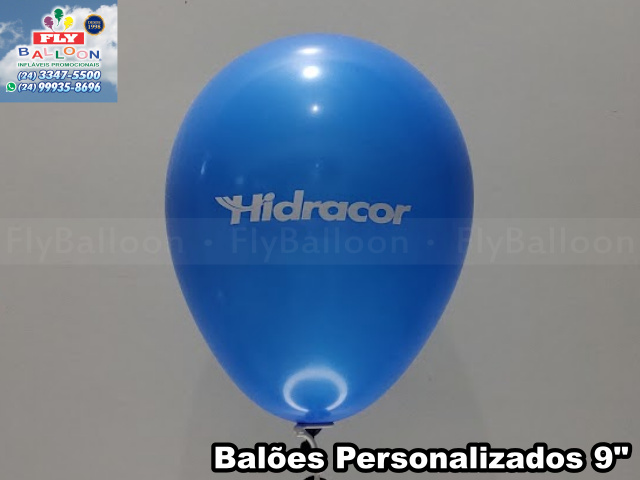 balões personalizados tintas hidracor