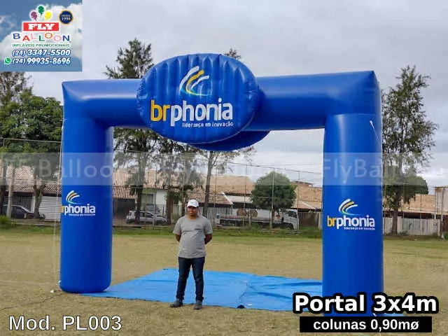 portal inflável promocional provedor internet brphonia telecom