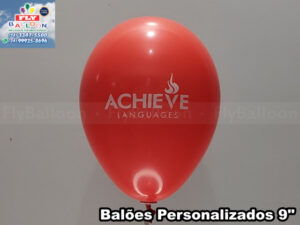balão personalizado achieve languages