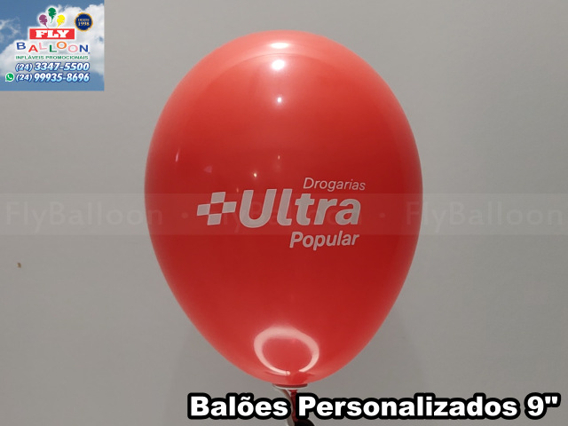 balão personalizado drogarias ultra popular