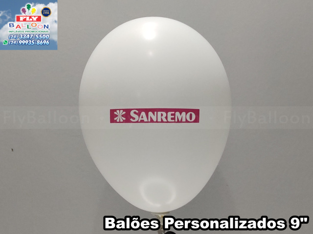 balão personalizado sanremo