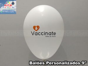 balão personalizado vaccinate