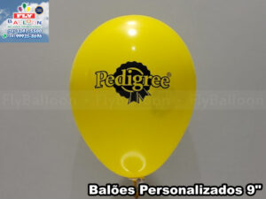 balões personalizados pedigree ração para cães