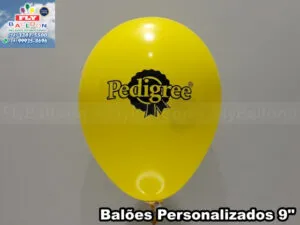 balões personalizados pedigree ração para cães