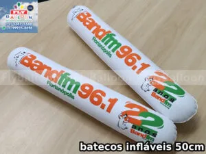 batecos infláveis promocionais radio band fm 96