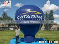 Balão promocional em Navegantes