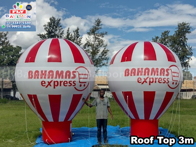 balões infláveis gigantes promocionais bahamas express