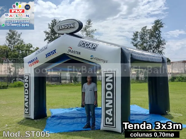 tenda inflável promocional Randon