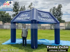 tenda inflável promocional safra financeira