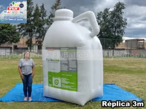replica gigante inflável promocional nutriagro fertilizante foliar