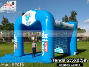 tenda inflável promocional rádio capital fm