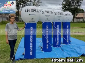 totens ball infláveis promocionais operação lei seca detran rj