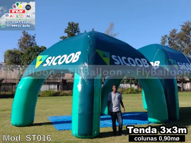 tendas infláveis promocionais cooperativa sicoob