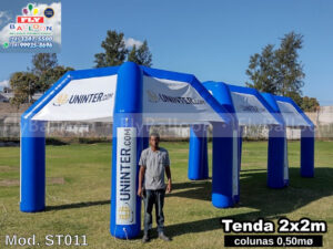 tendas infláveis promocionais personalizadas uninter