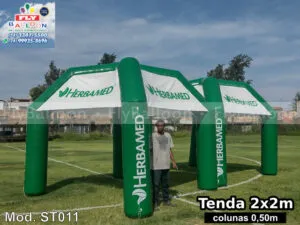 estandes infláveis promocionais herbamed