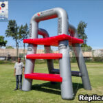replica inflável gigante promocional escada botafogo