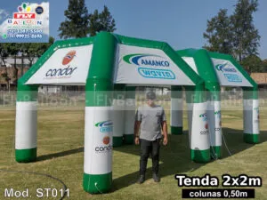 tendas infláveis personalizadas promocionais amanco wavin