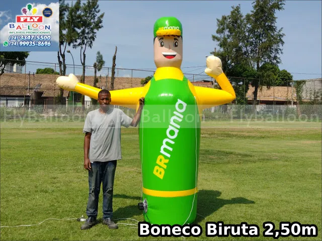 boneco posto biruta inflável br mania