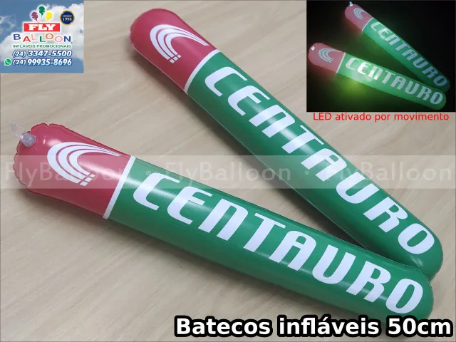batecos infláveis centauro com led