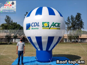 balão inflável promocional roof top CDL moema
