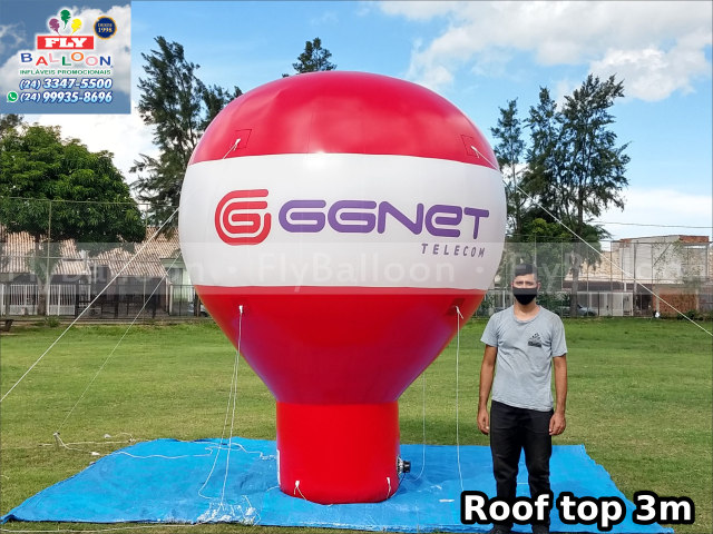 balão promocional GGnet telecom