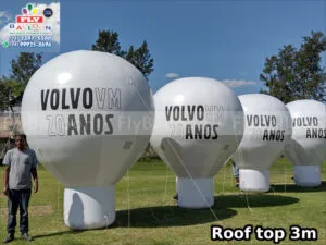 balão inflável roof top em Maringá
