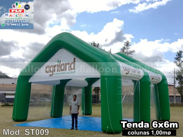 stand inflável promocional agriland