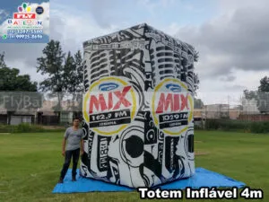 totem inflável promocional em Campina Grande