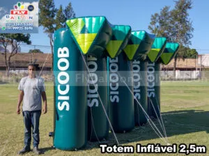 totens infláveis promocionais sicoob