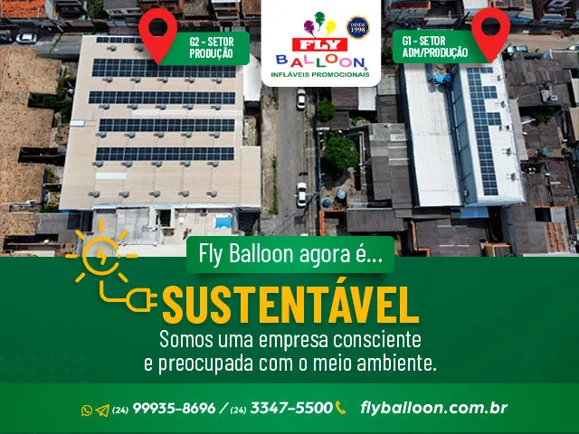News Fly balloon Sustentável