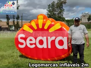 Logotipo Inflável em Cascavel