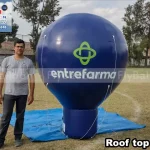 balão inflável gigante promocional rede entrefarma
