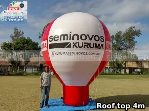 Balão promocional em Aracaju