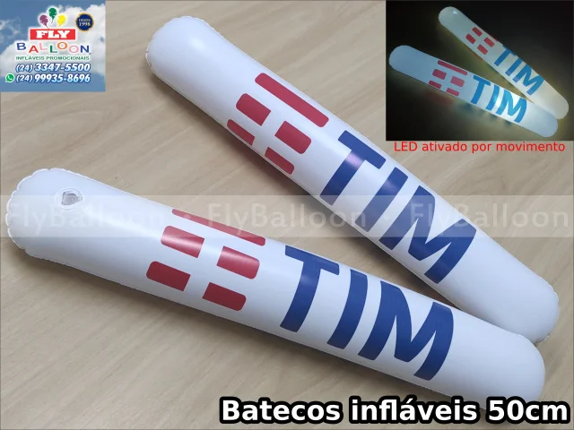 bateco inflavel personalizado tim com led