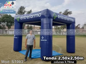 tenda inflável promocional rede entrefarma