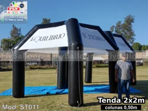 stands infláveis promocionais ração equilíbrio