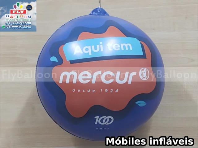 mobile inflável promocional mercur