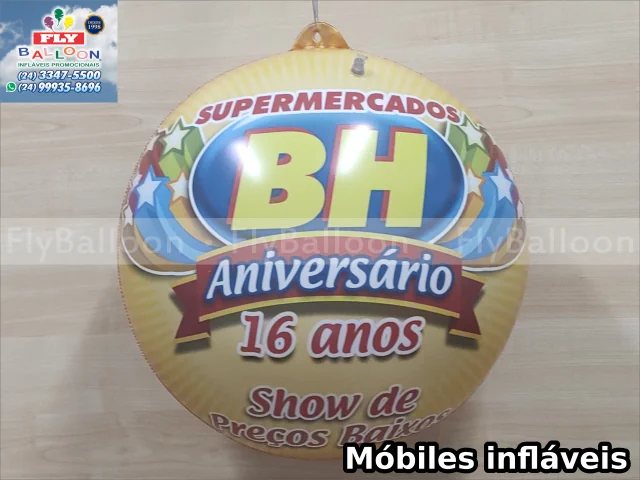 mobile inflável promocional supermercados bh aniversario 16 anos