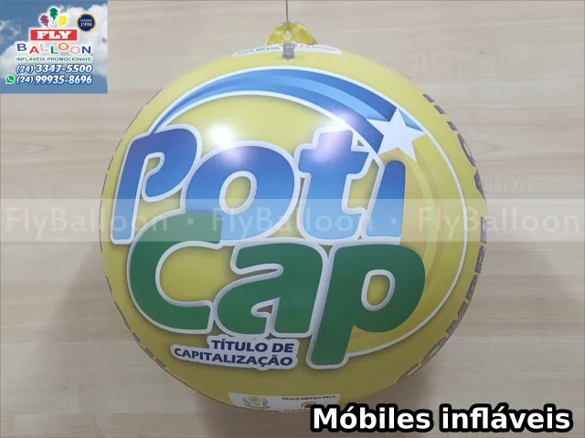 móbiles infláveis promocionais poticap título de capitalização