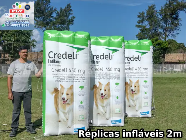 replicas infláveis promocionais credeli lotilaner