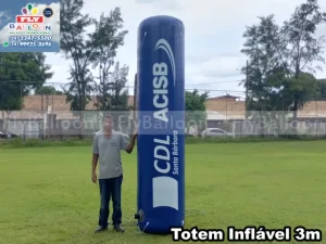 totem inflável promocional em Franca