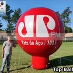 balão inflável top ball rádio jovem pan fm vale do aço