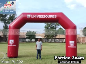 portal inflável promocional univassouras