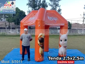 estande inflável promocional personalizado quatree