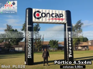 portal inflável promocional concap