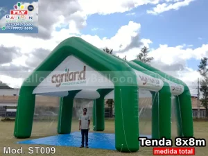 stand inflável personalizado promocional agriland