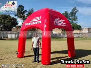 tenda inflável promocional concresul